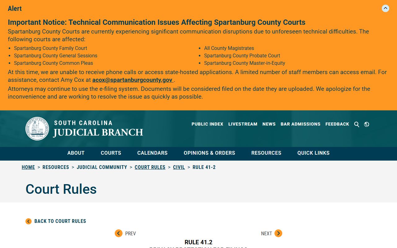 Lee County court records redaction rule source