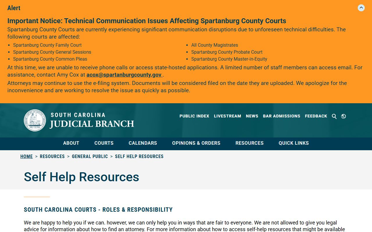 Lee County divorce records South Carolina self-help resources