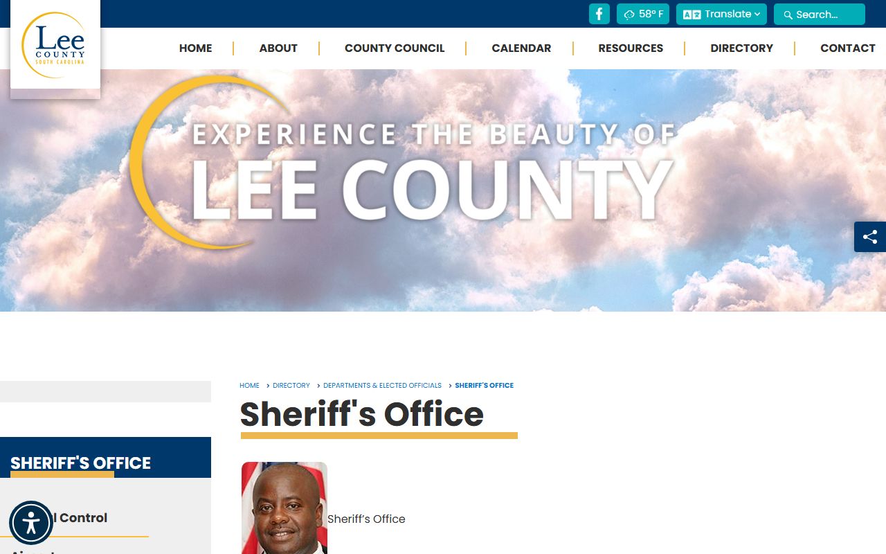 Lee County warrant records Sheriff's Office contact source